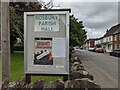 Notice board at Bosbury parish hall