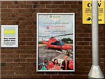 H4572 : Air Ambulance poster, Omagh by Kenneth  Allen