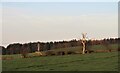 Daybreak over fields at Bankhead Farm