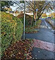 Public footpath direction sign, Bristol Road, Stonehouse