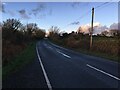 Minor road near Cors Goch nature reserve