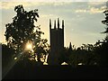 The silhouette of Christchurch