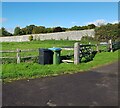 Old gate and cob wall, Crossbush Lane