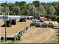 SO7922 : Entrance and exit of the outdoor arena at Hartpury by Jonathan Hutchins