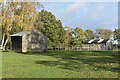 Paddocks and sheds at Frogham