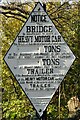 Railway bridge sign