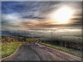 NZ1366 : Misty & cold November morning in Tyne Valley by Andrew Curtis