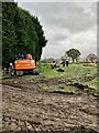 Field and Excavator