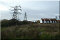 Electric pylons at Derwenthorpe