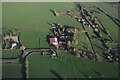 Windmill site and earthworks in field west of Covenham St Bartholomew: aerial 2022