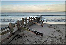 NT3173 : Groyne at Portobello Beach by Colin Kinnear
