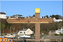 NW9954 : Southern Upland Way Sign, Portpatrick by Billy McCrorie