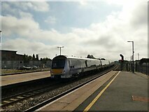 SP4640 : Chiltern Railways train departing Banbury by Stephen Craven