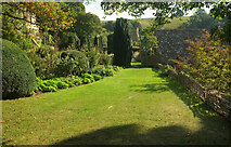 SP0933 : Garden terrace, Snowshill Manor by Derek Harper