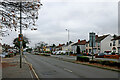 Stafford Road near Bushbury in Wolverhampton