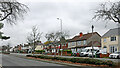 Stafford Road near Bushbury in Wolverhampton