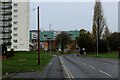 Looking up Beckett Street