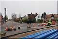 Roadworks at Gilbert Road junction