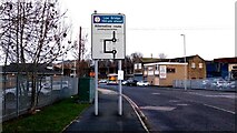 SE1632 : Low Bridge Warning, Mill Lane, Bradford by Stephen Armstrong