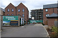 Entrance to Timber Works development