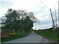 SX3968 : Road west from Radland Cross by David Smith