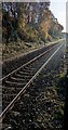 Single-track railway SSE of Rogerstone station, Newport