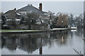 View across the Thames to Chertsey Meads