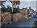 Rough stone wall, Magdalen Road, Exeter