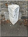 Old Milestone by Victoria Road, Mount Charles, St Austell