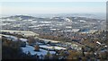 SO7643 : View over a snowy Herefordshire by Philip Halling