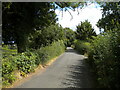 Lady Meadow Lane south of Denstone