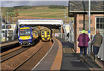 NT4544 : Stow Station on the Borders Railway Line by Walter Baxter