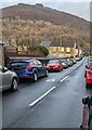 Car-lined street, Crosskeys