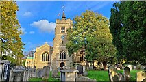 TQ2177 : St Nicholas Church, Chiswick by Mark Percy