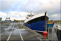 NX1898 : Harbour Quayside, Girvan by Billy McCrorie