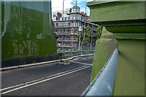 TQ2378 : Hammersmith : Hammersmith Bridge by Lewis Clarke