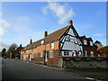 Cruck frame at 11 Wymeswold Road, Hoton