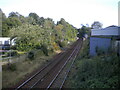 Railway approaching Clarkston station