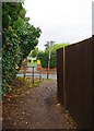 Public footpath to Breinton Road, Hereford