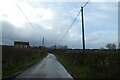 Telegraph poles along Eland Lane