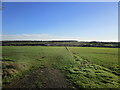 Farm track and the Chater Valley near North Luffenham