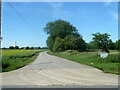 Private road to New Hall Farm