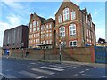 The John Stainer Primary School, and zebra crossing, Brockley