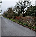 West down Cuttsheath Road, Milbury Heath