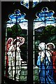 Stained glass window, Brimpsfield church