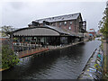 Former industrial building by the Grand Union Canal