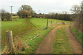 SP3632 : Two tracks near Park Farm by Derek Harper