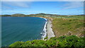 On Wales Coast Path - view WNW along Aberdaron Bay