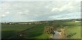 View up the River Colne, from a train crossing Seven Arches