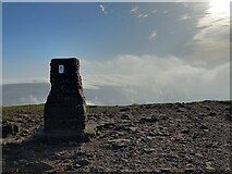 SD8373 : Penyghent trig point by Mel Towler